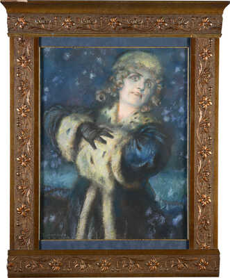 Лансере Евгений Евгеньевич. Портрет народной артистки СССР К.Г. Держинской в роли Лизы из оперы «Пиковая дама»